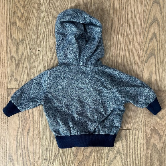 Blue babyGap hoodie size 0-3 months - Picture 3 of 3